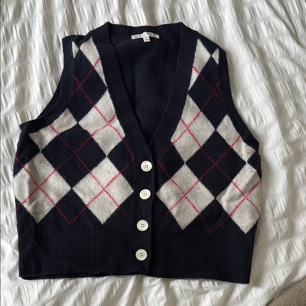 Alex Mill Argyle Sweater Vest